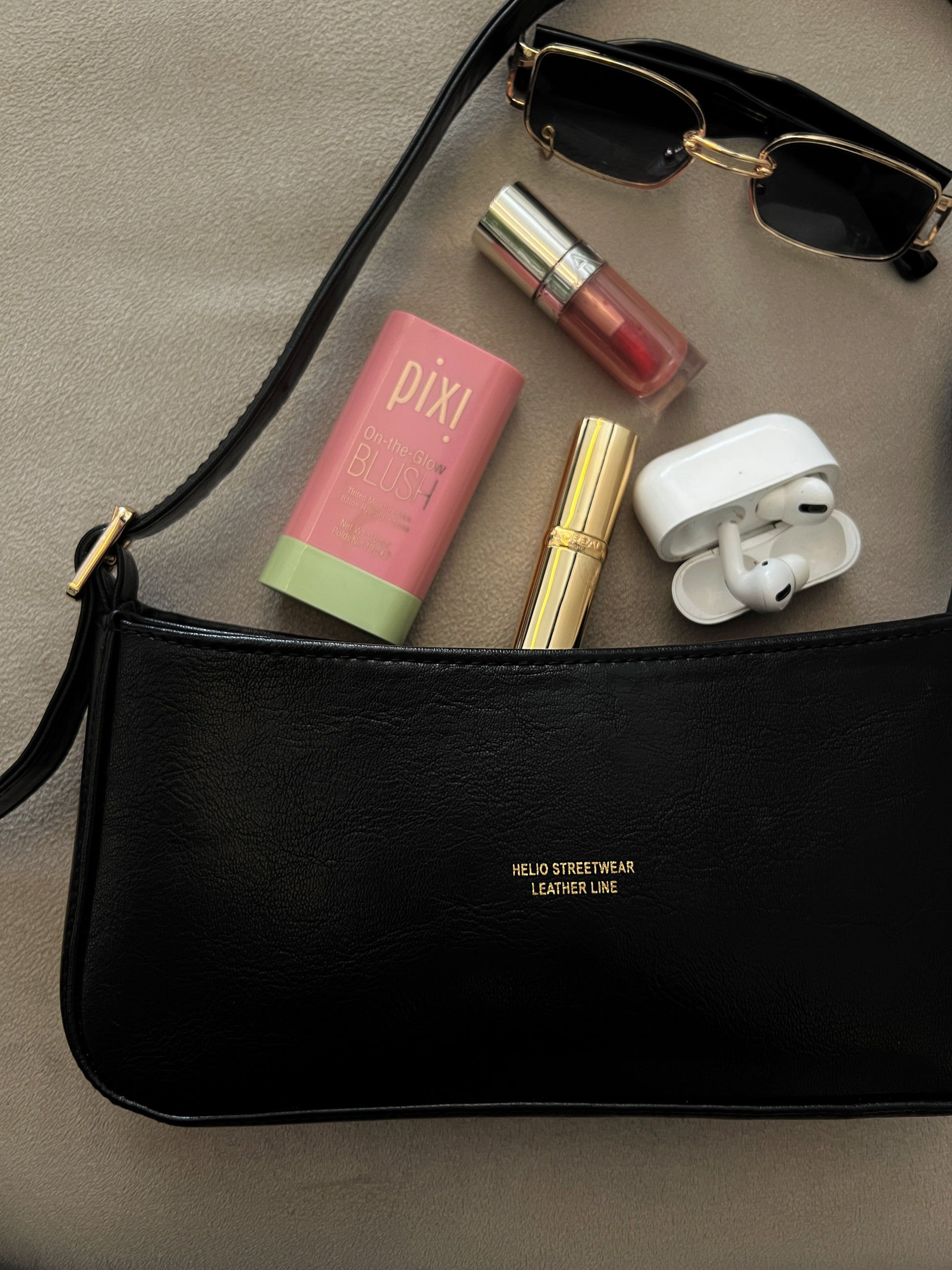 HELIO- TOKEN BAG DIAMOND BLACK