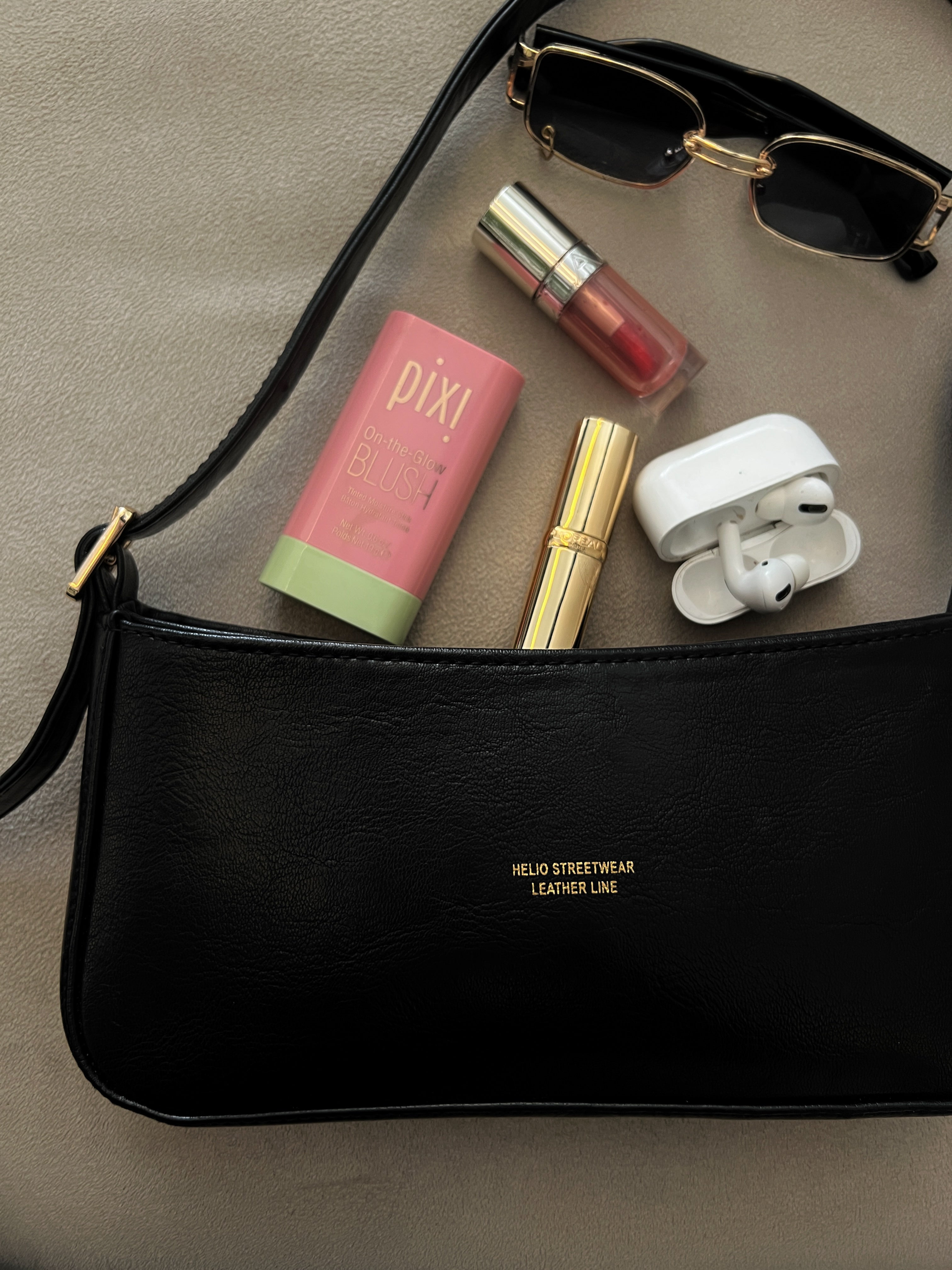 HELIO- TOKEN BAG DIAMOND BLACK