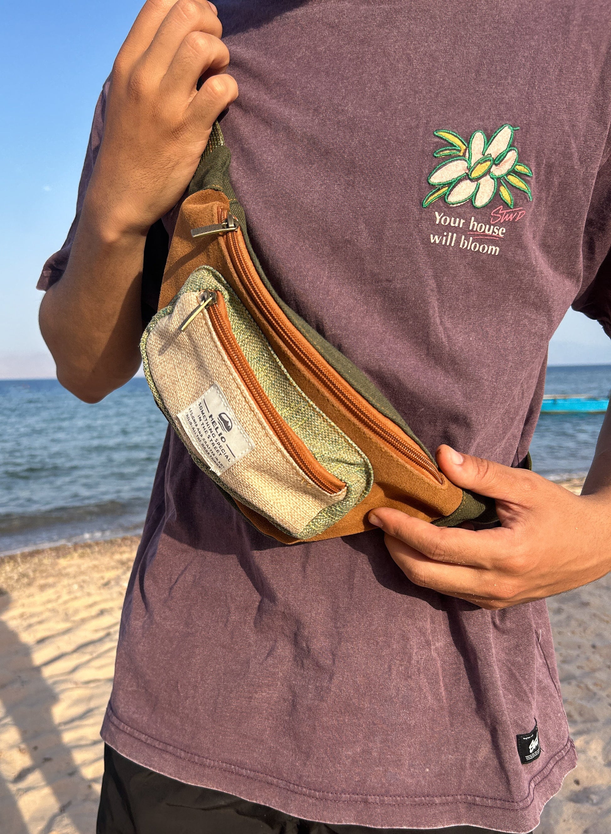HELIO- HIPPIE FANNY PACK OLIVE