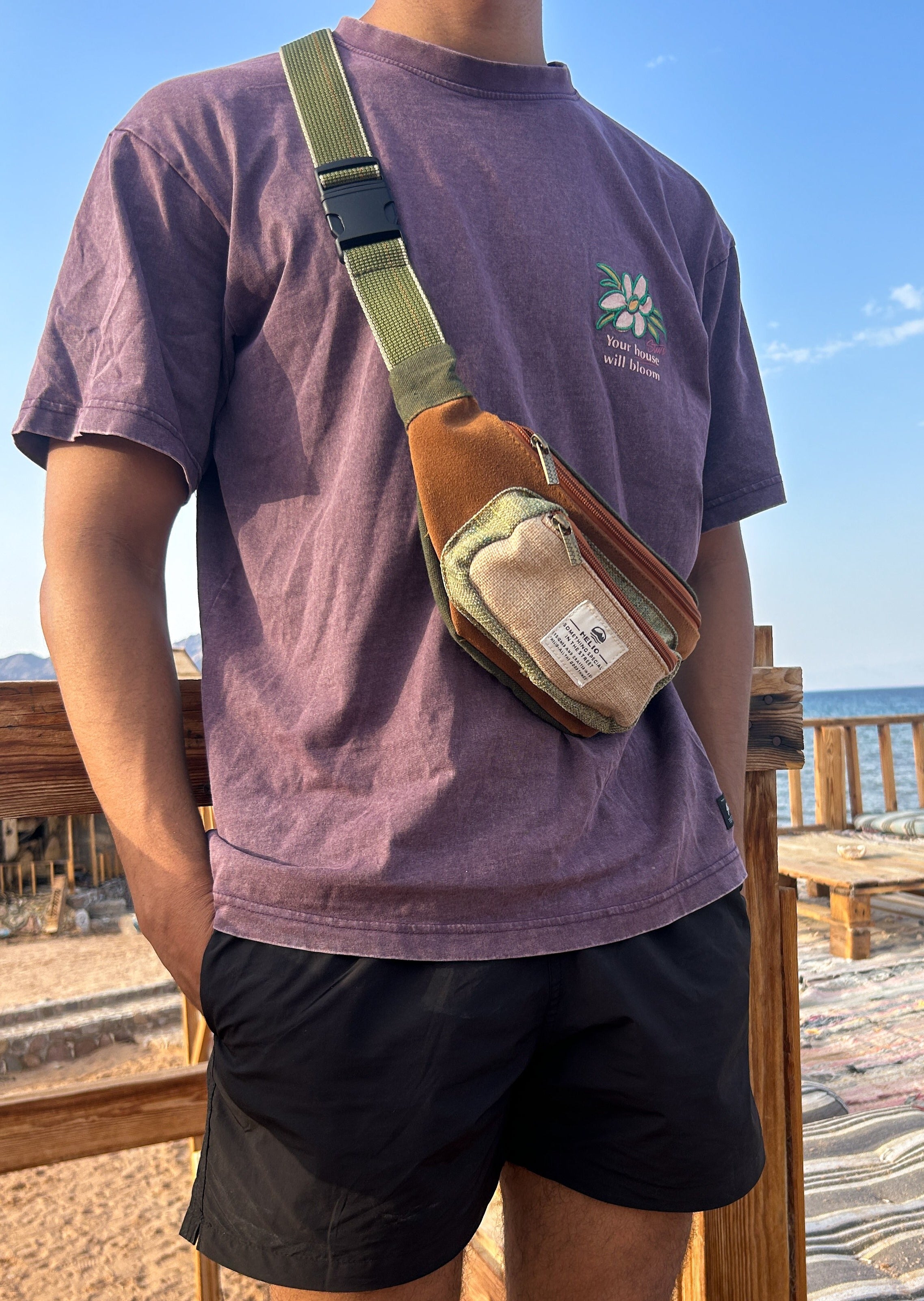 HELIO- HIPPIE FANNY PACK OLIVE