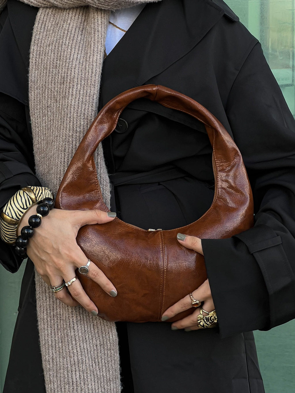 Helio - MICRO HALO BAG - CARAMEL