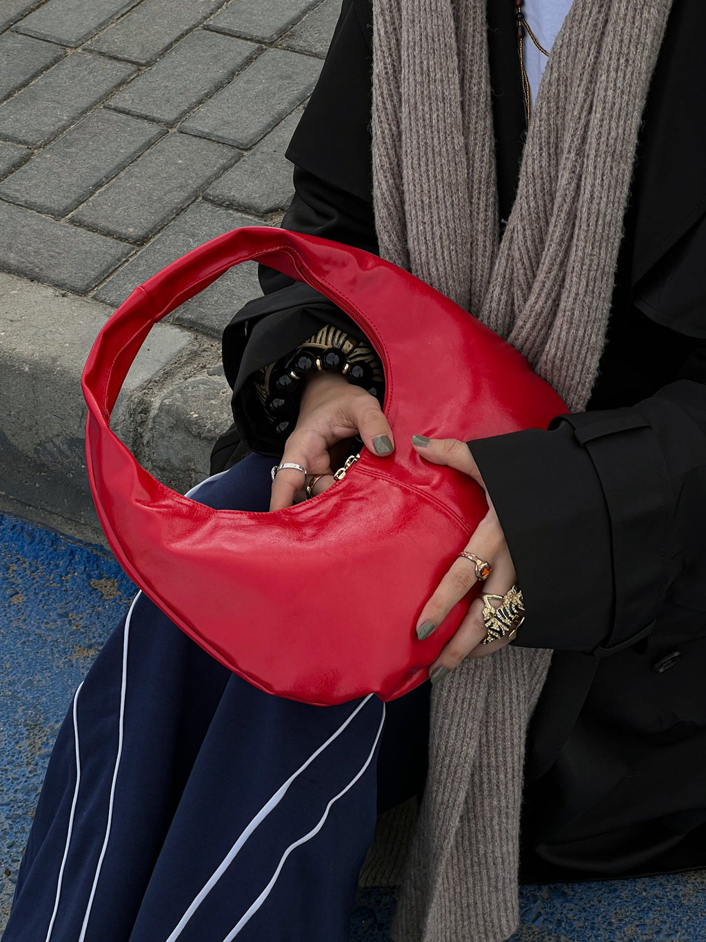 Helio - MICRO HALO BAG - RED