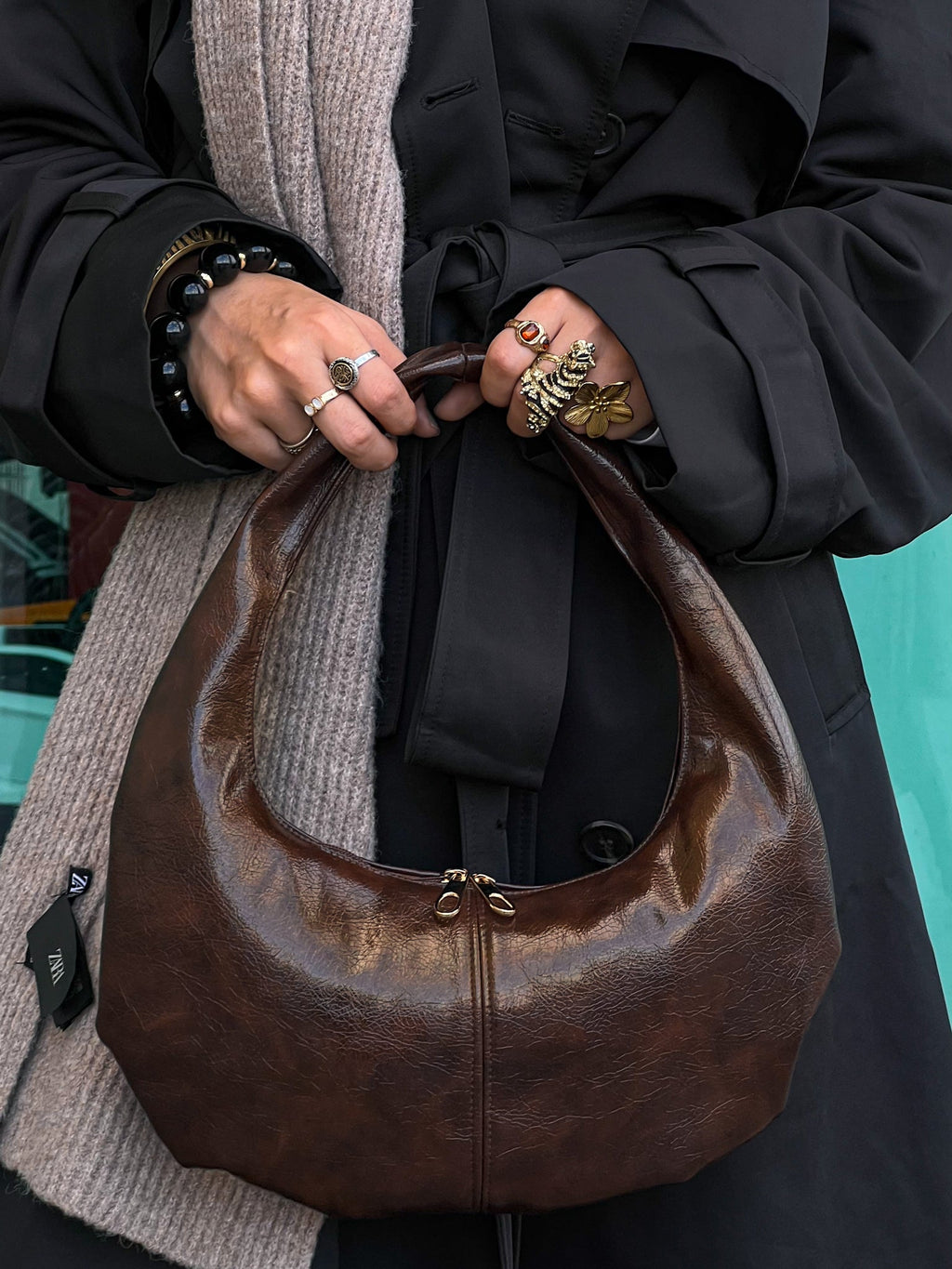 Helio - MICRO HALO BAG - BROWN