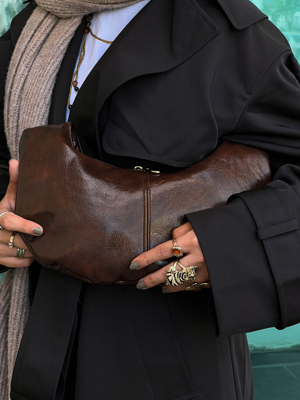 Helio - MICRO HALO BAG - BROWN