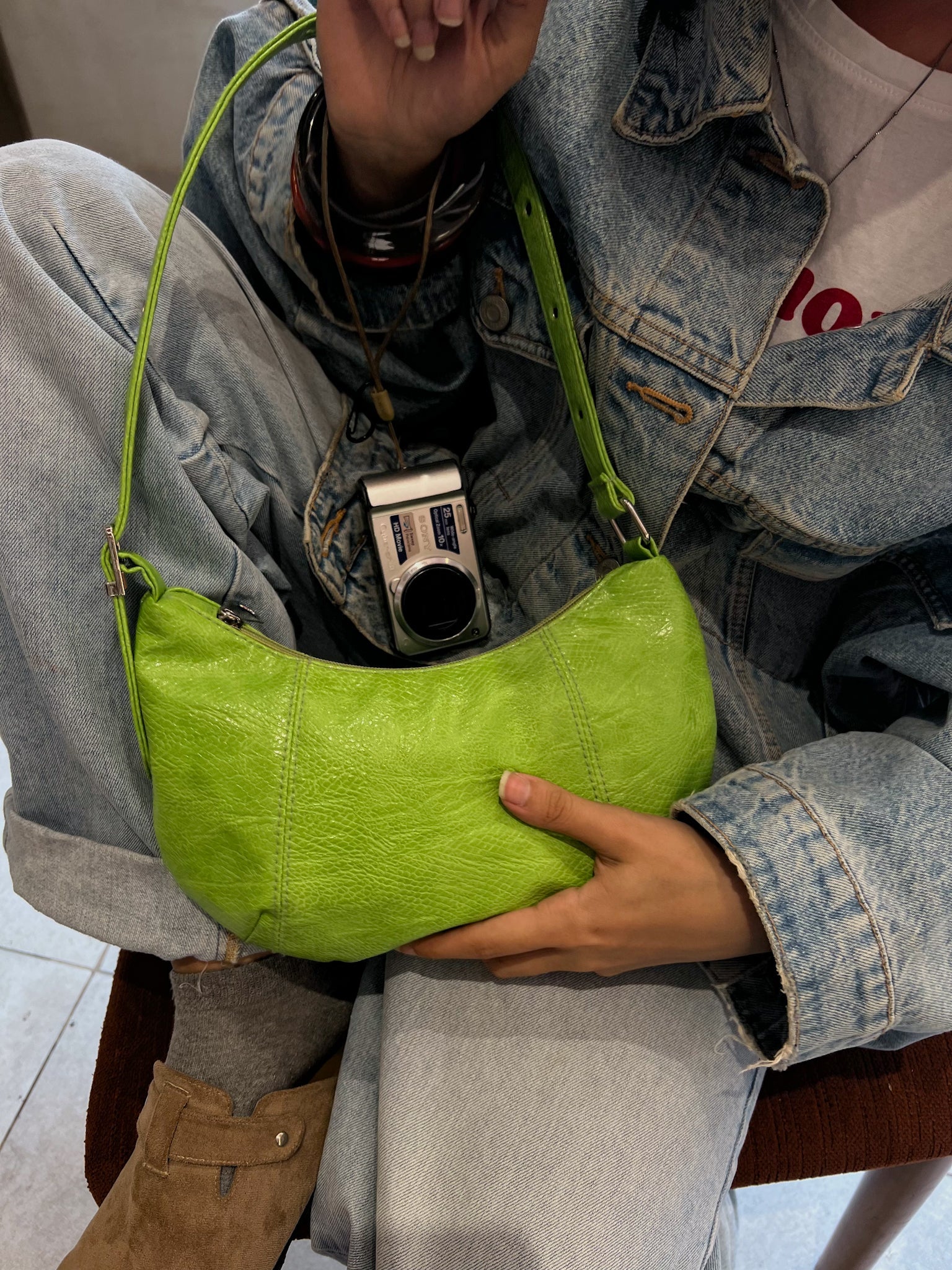 HELIO- DRAGON BAG LIME GREEN