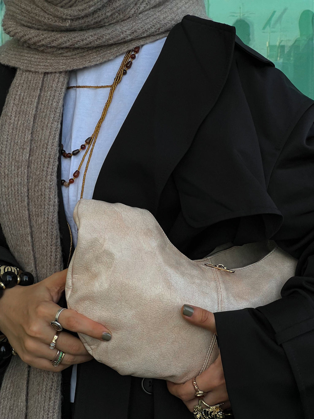 Helio - MICRO HALO BAG - BEIGE