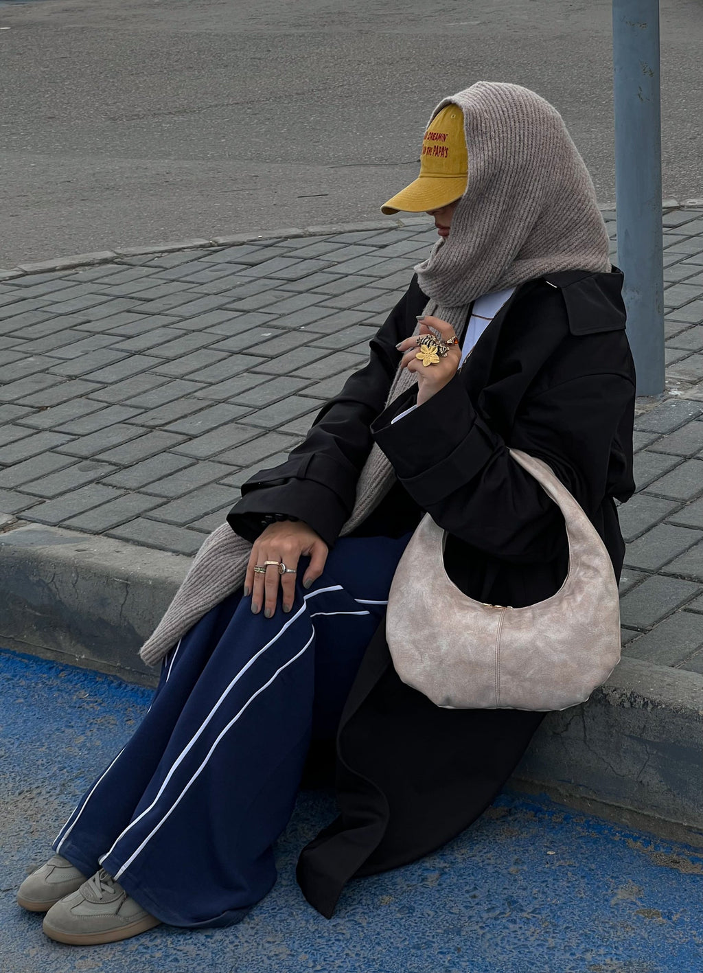 Helio - MICRO HALO BAG - BEIGE