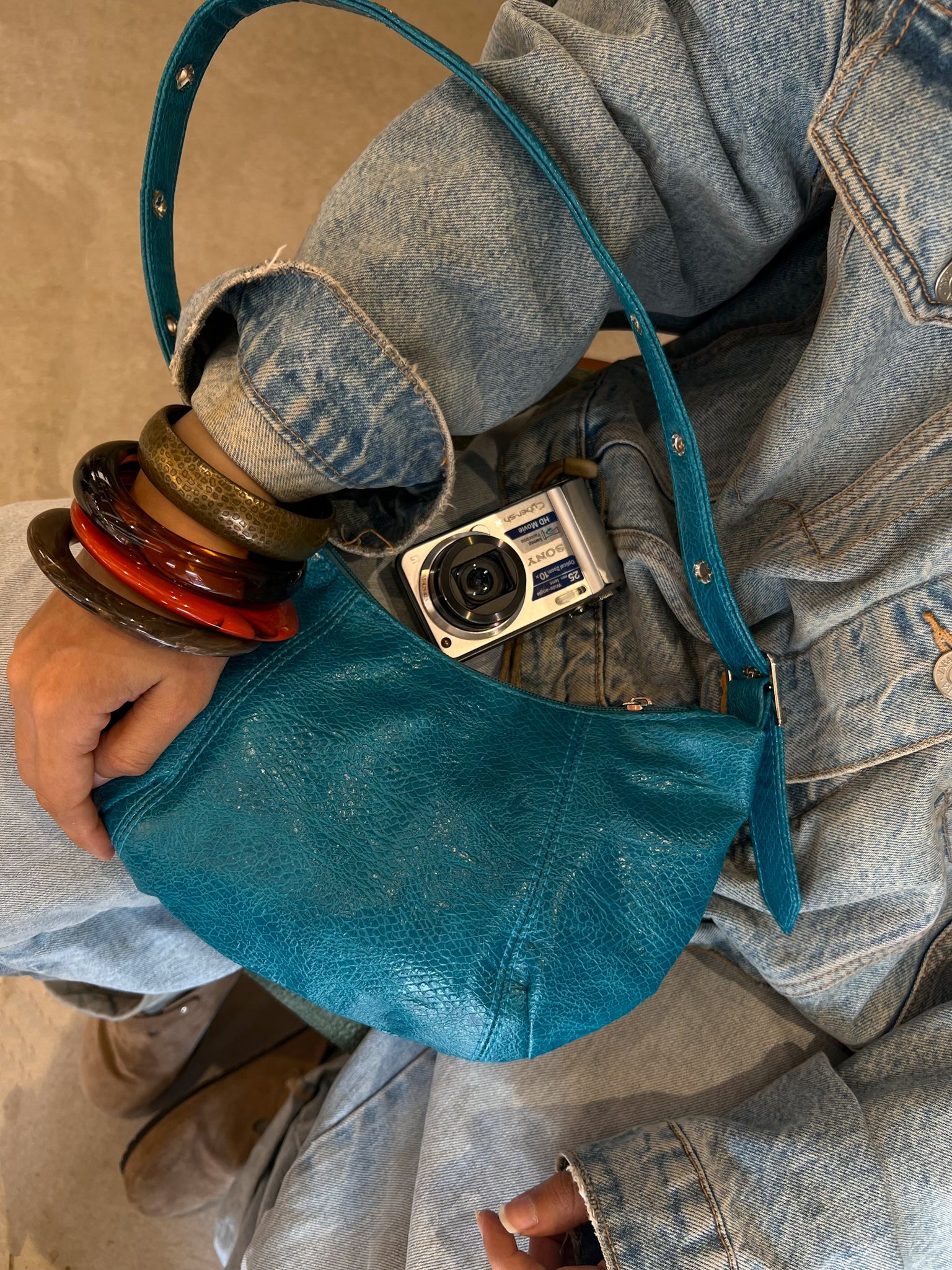 HELIO- DRAGON BAG TURQUOISE BLUE