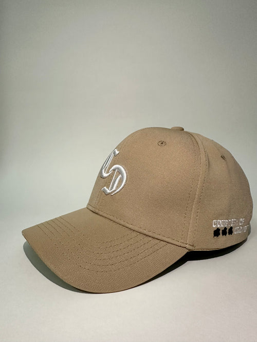Clover Cult- WhiteOnBeige Cap