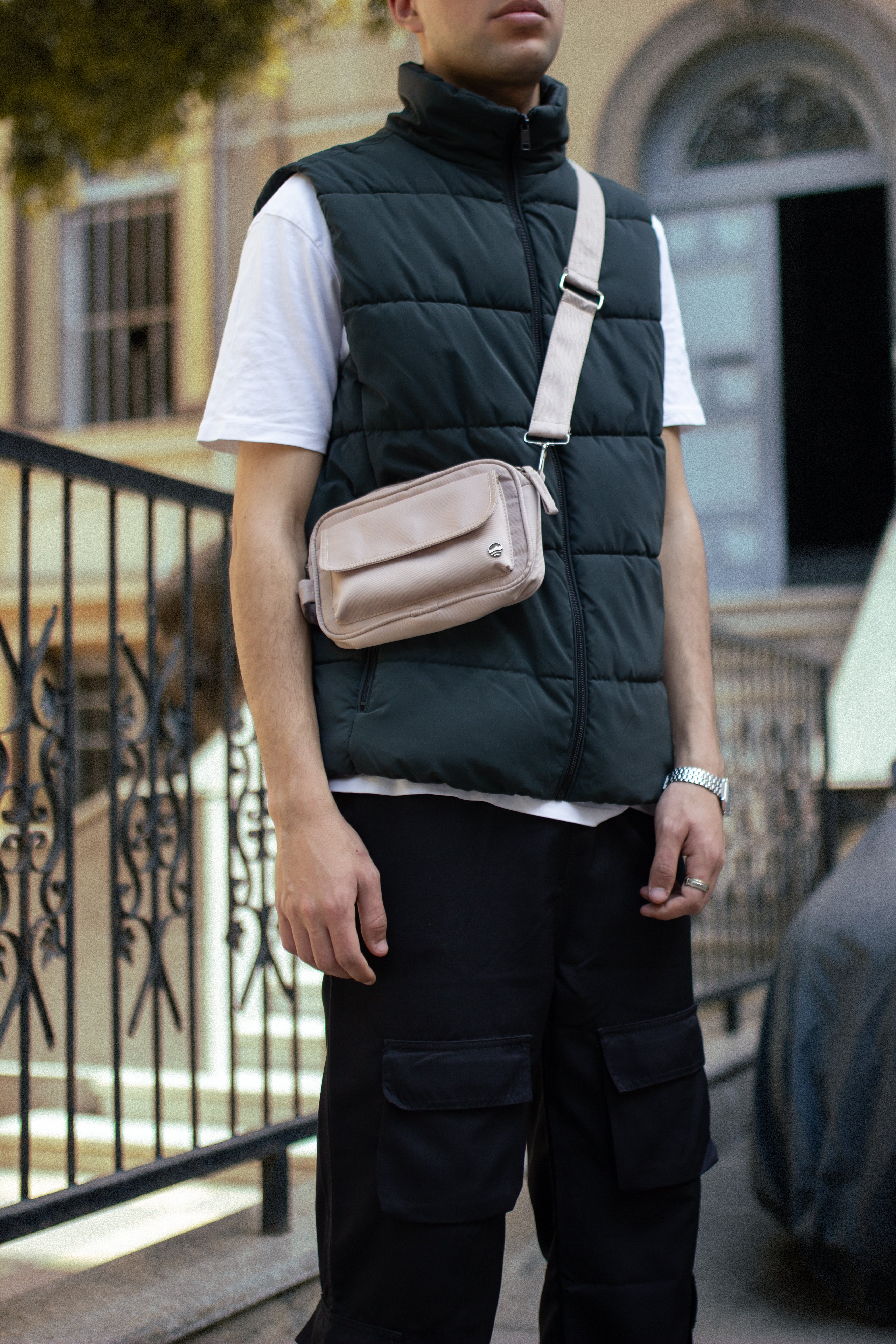 HELIO-GANG BAG BEIGE