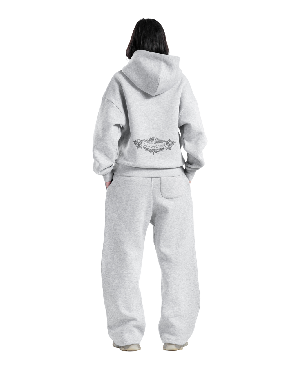 DUO11 - Mother Of Pearl Hoodie  - Grey