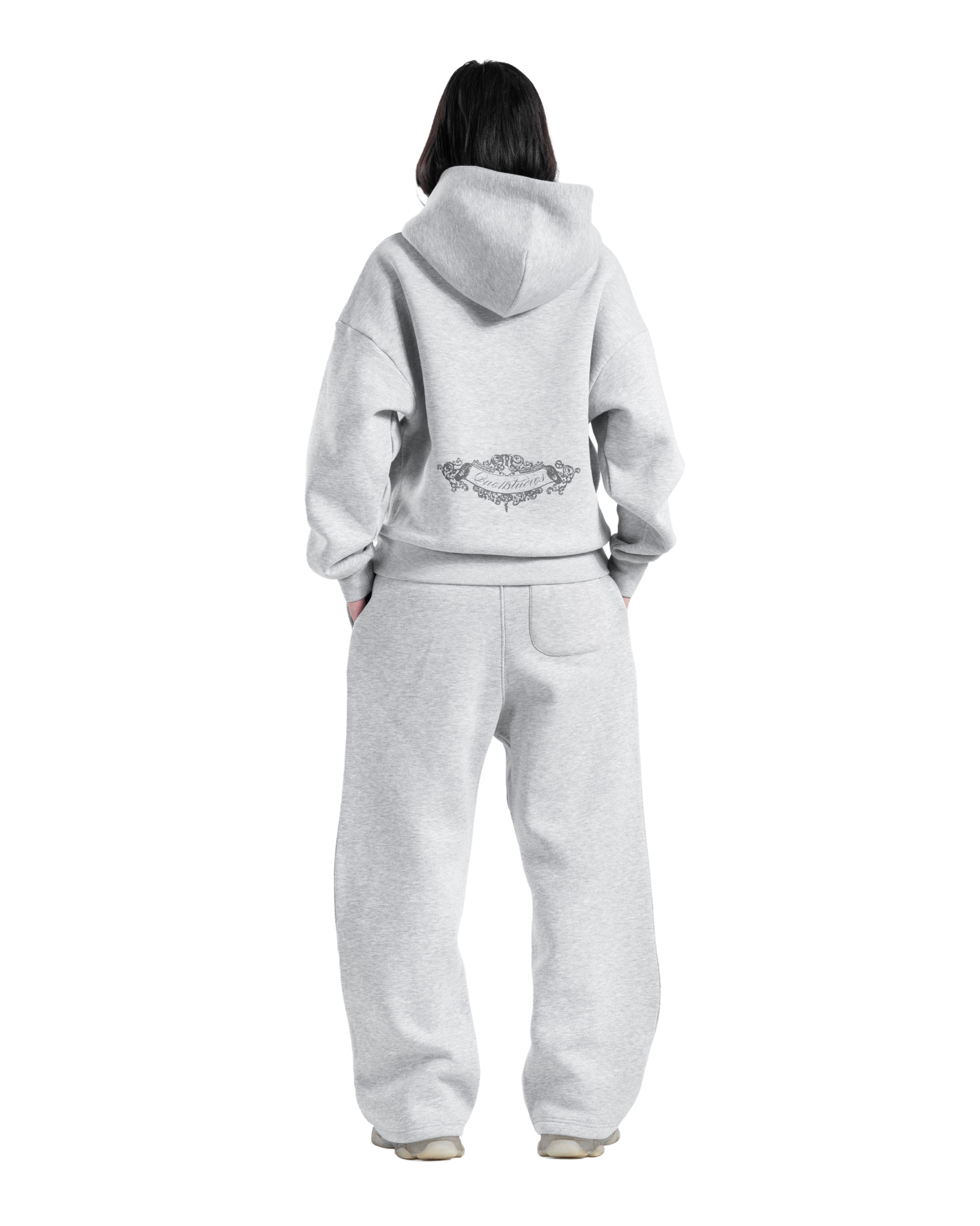 DUO11 - Mother Of Pearl Hoodie  - Grey