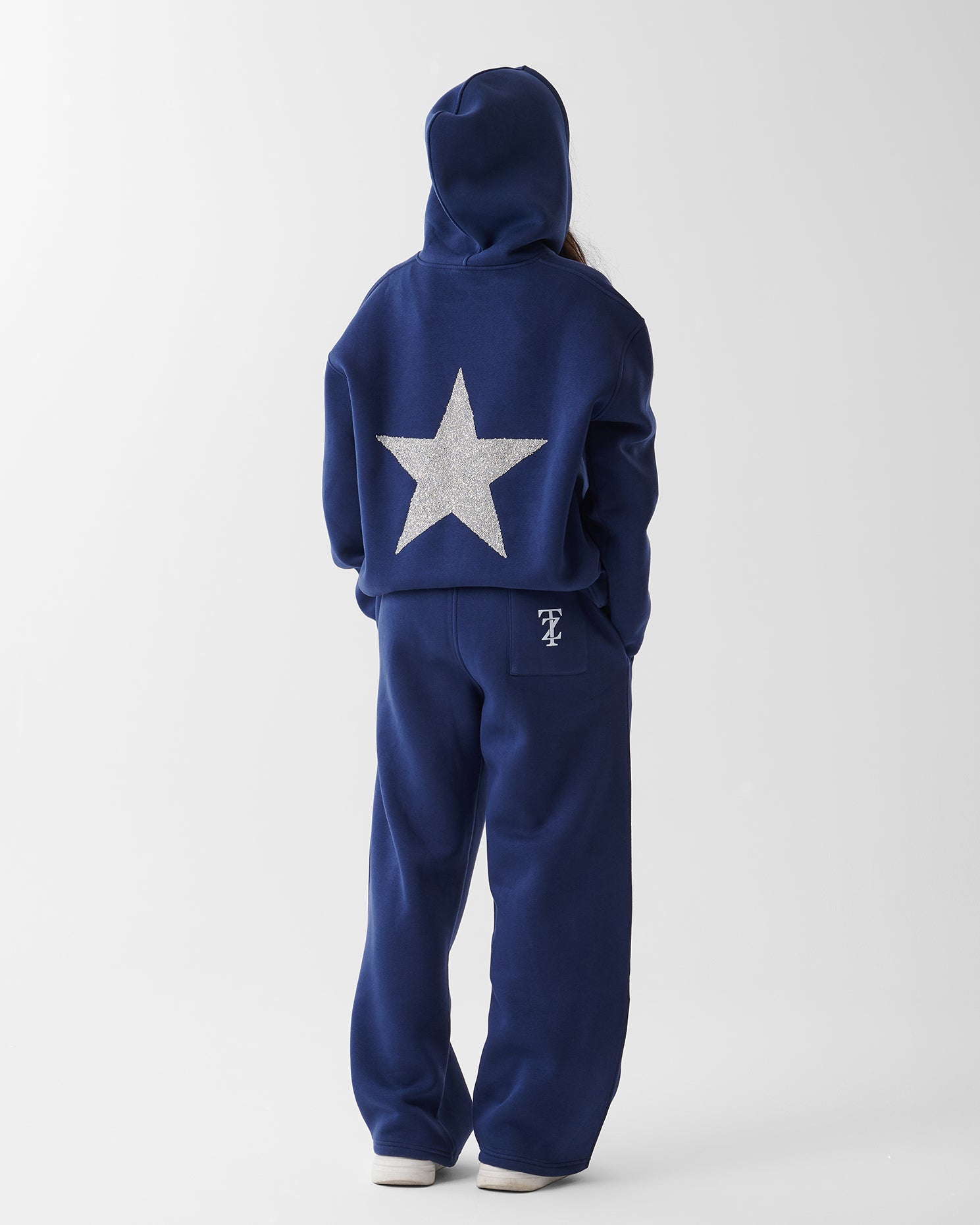 TAGZZ- Star Hoodie Navy