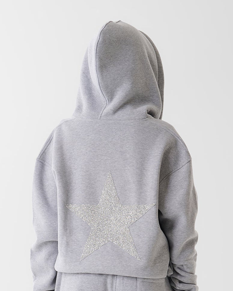 TAGZZ- Star Hoodie grey