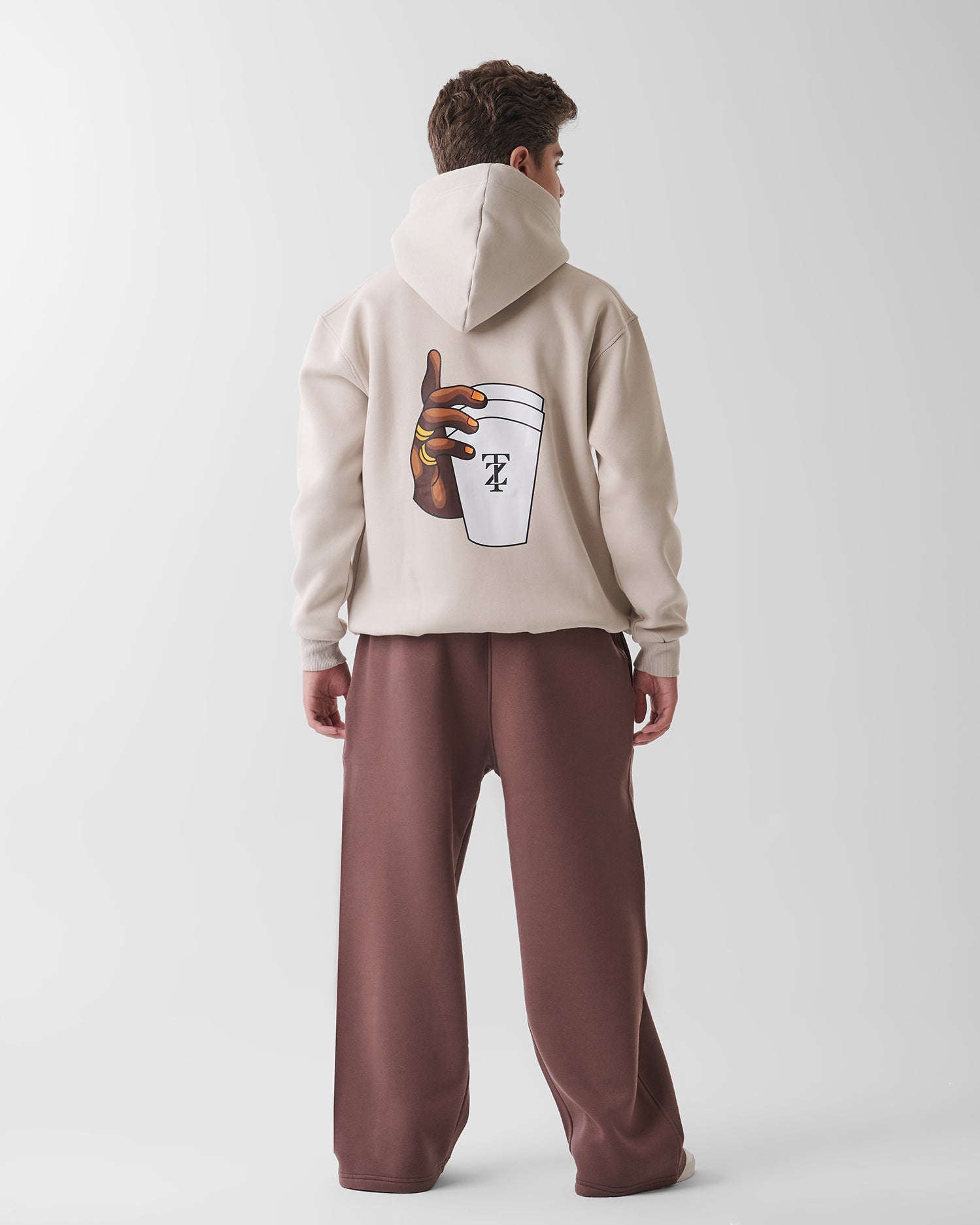 TAGZZ- Sweatpants Brown