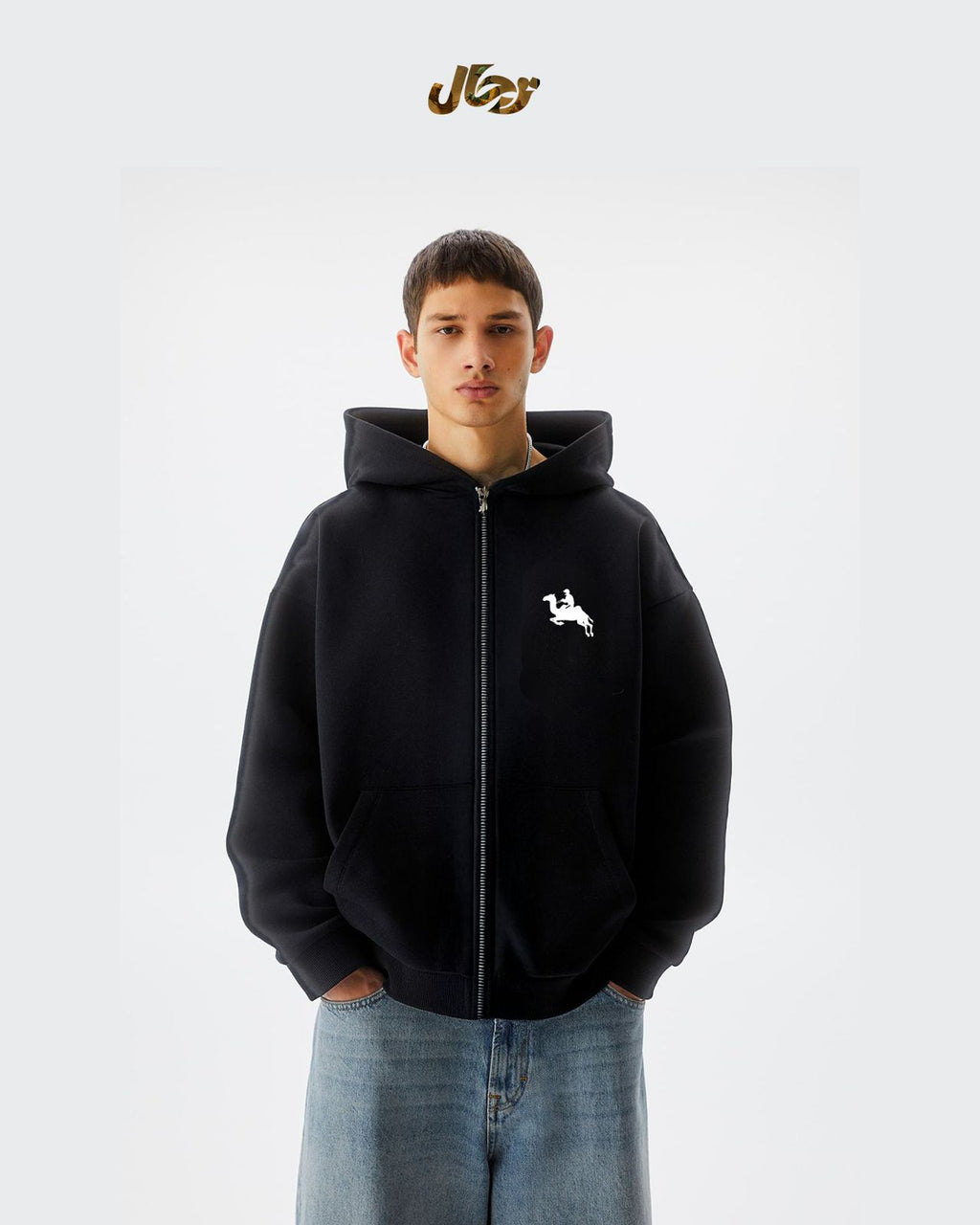TERHAL-  boxing zip up hoodie