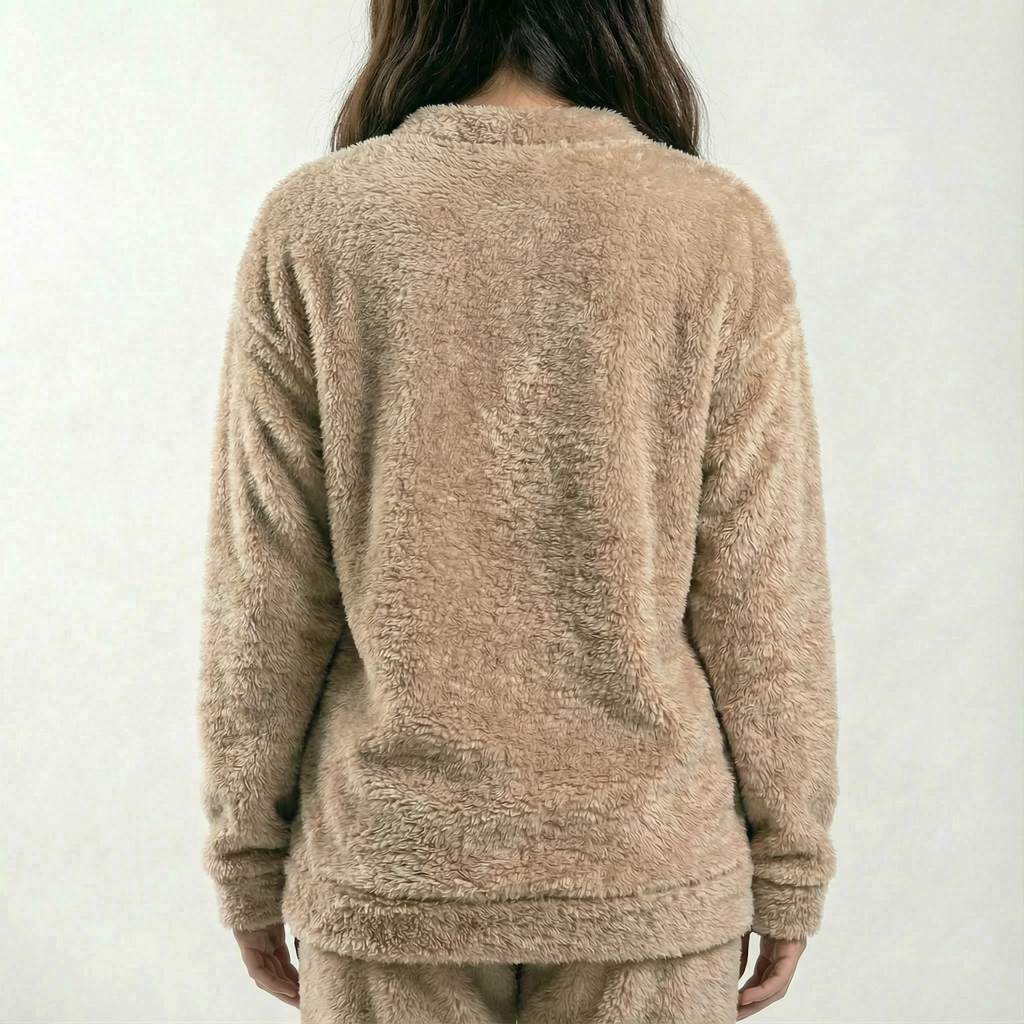 MUHRA - Plain Fur Top "Beige"