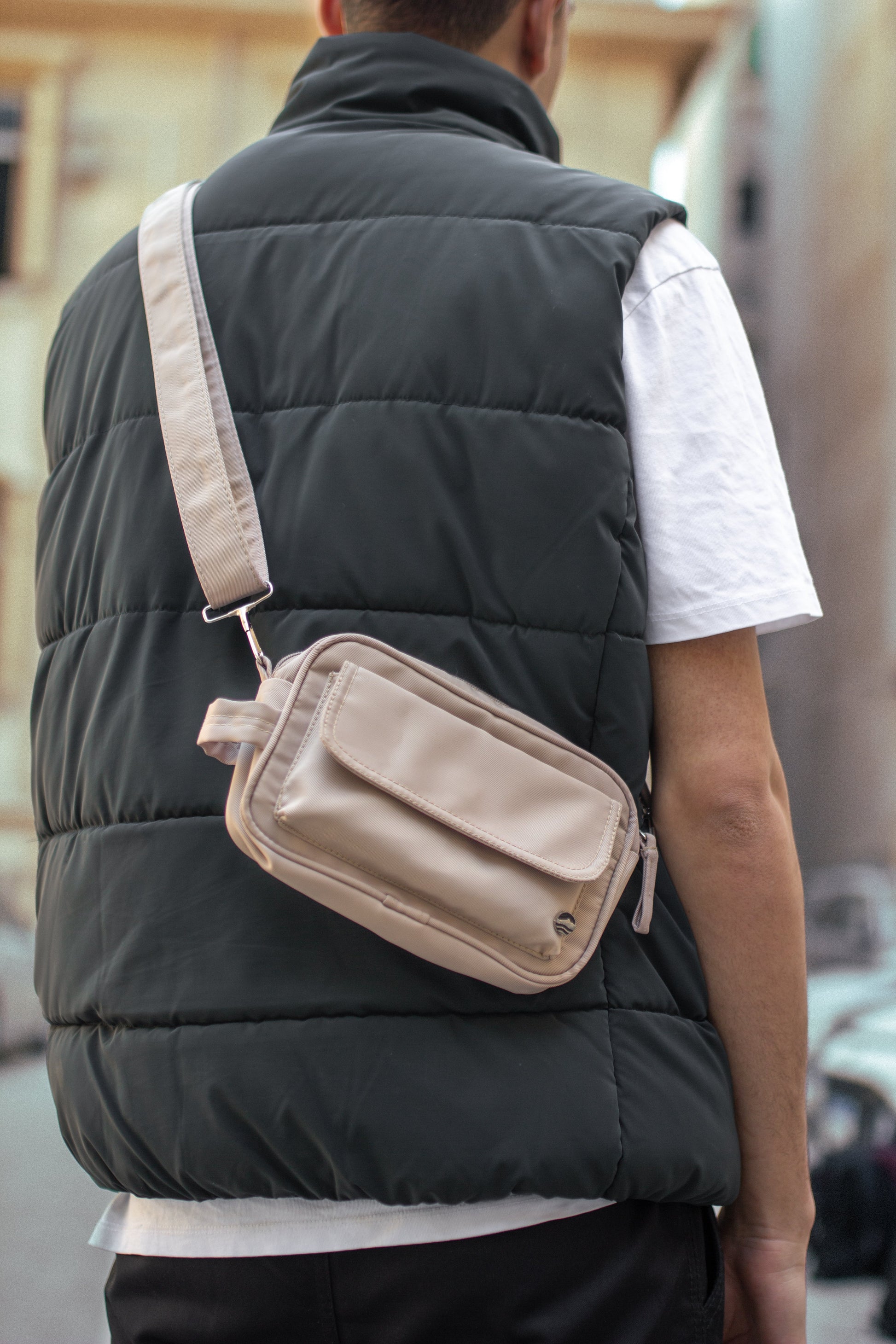 HELIO-GANG BAG BEIGE