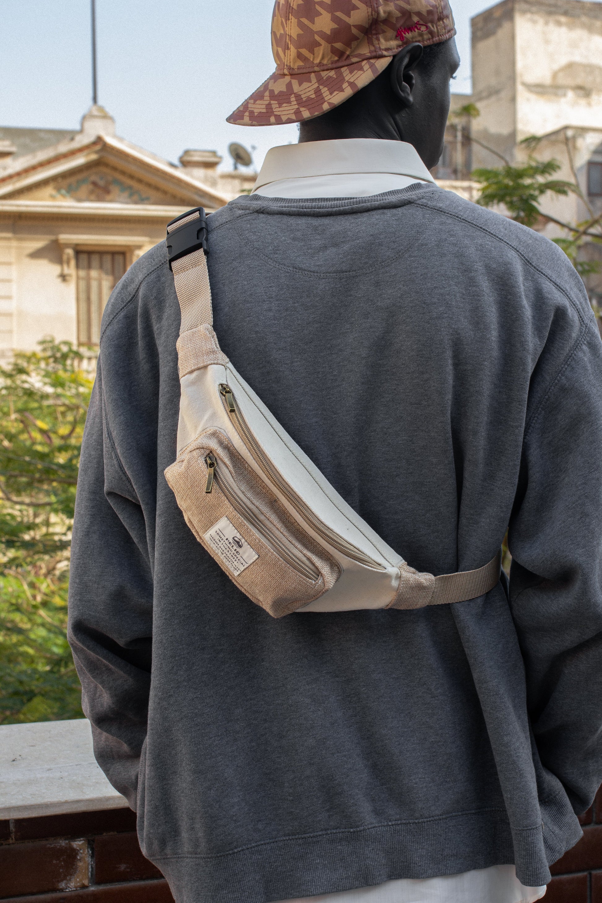 HELIO-HIPPIE FANNY PACK OFFWHITE