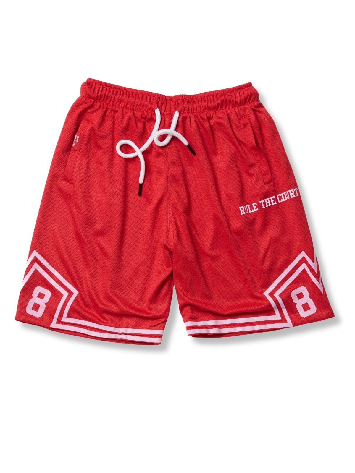 Rule The Court Kiddo Shorts - Red