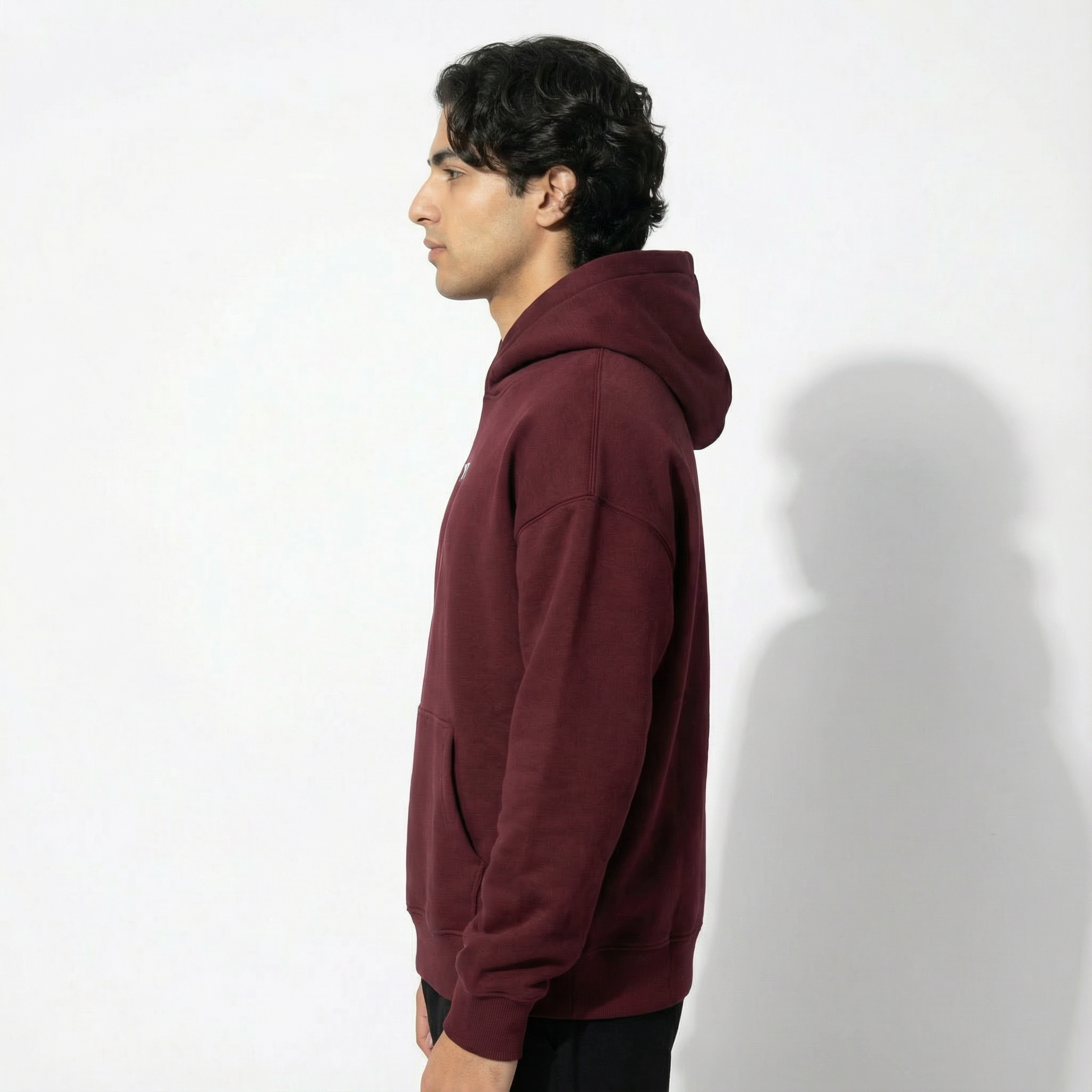 Sync- Basic Hoodie - Burgundy
