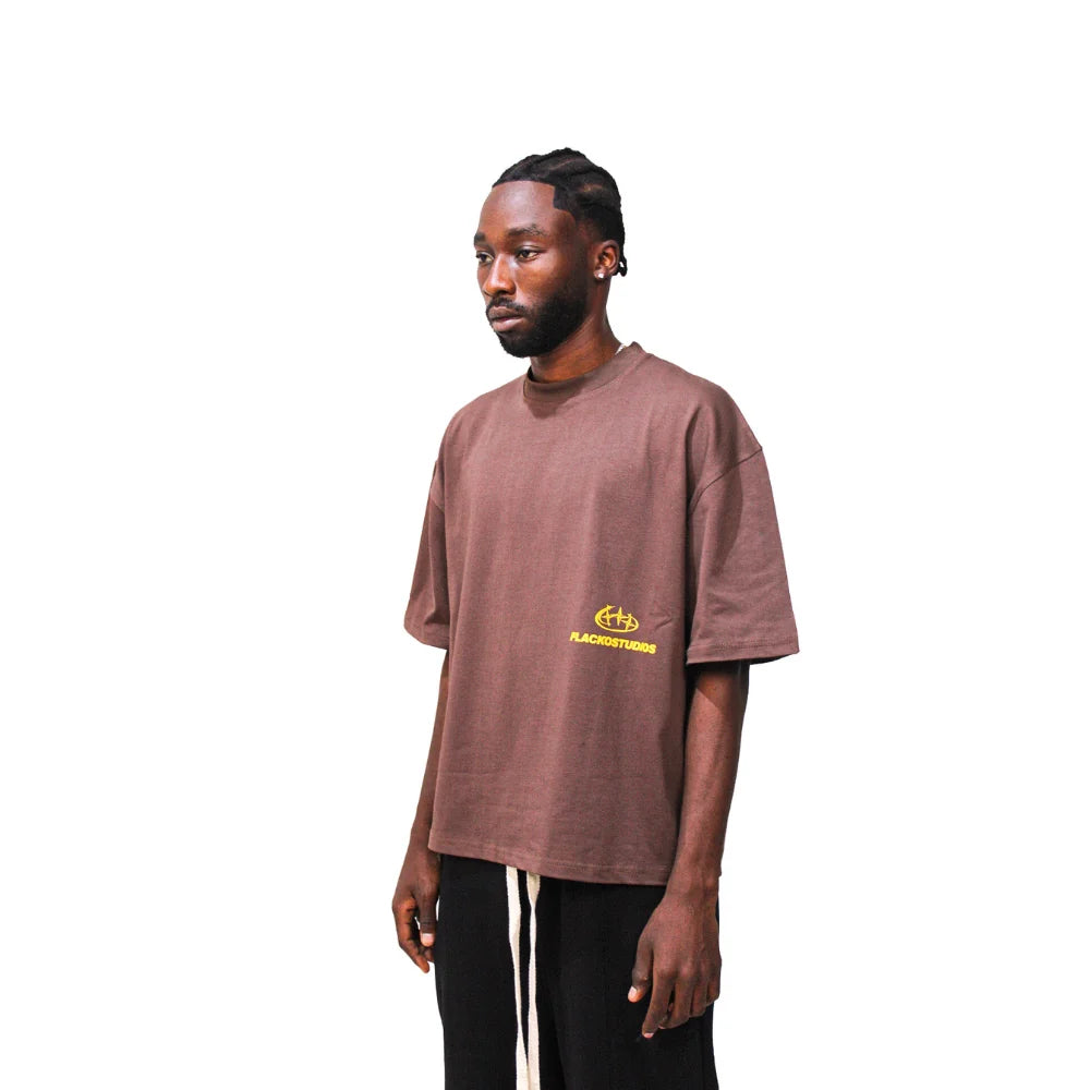 Flacko- Flacko`s Tee - Brown