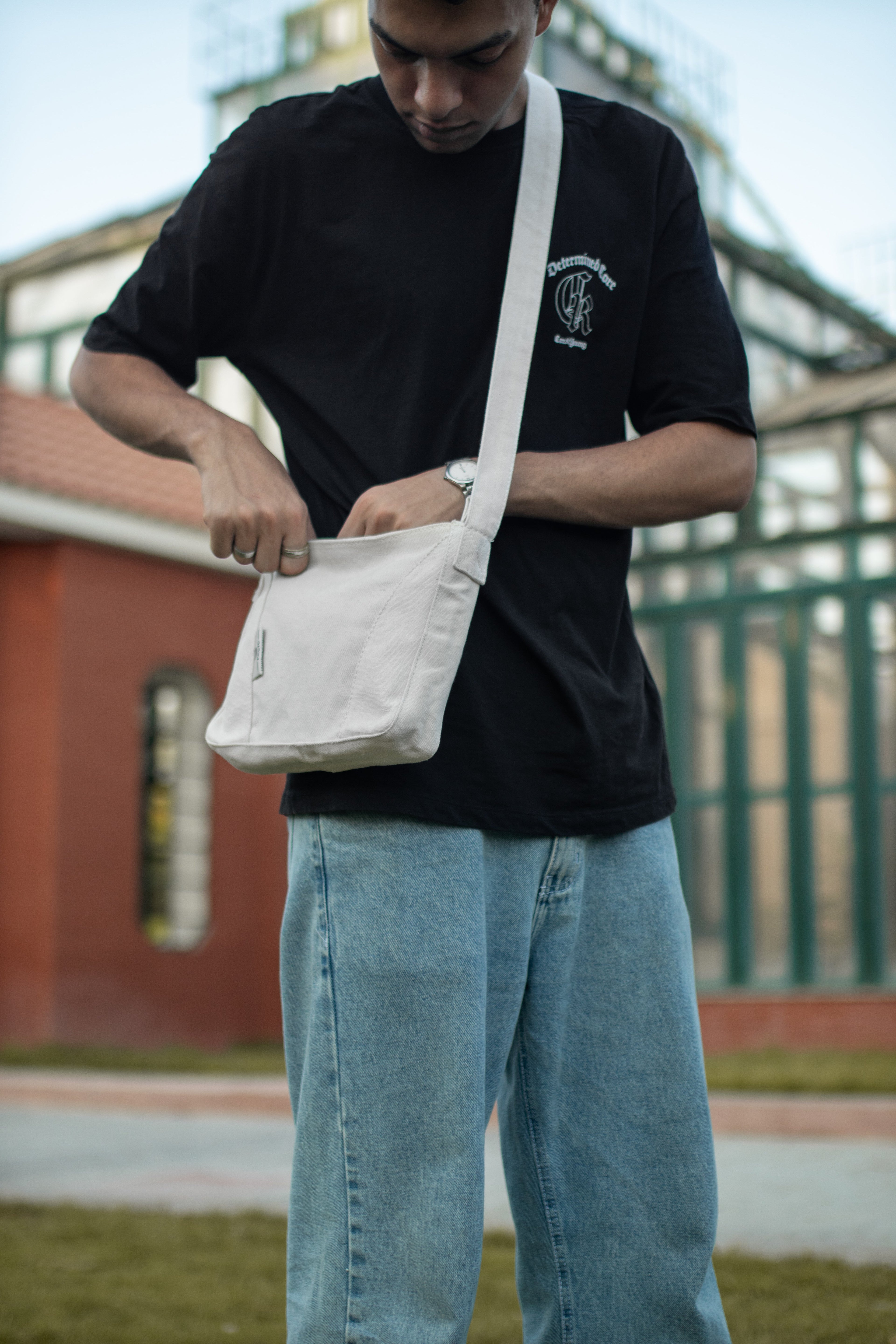 HELIO- RAW BAG OFFWHITE