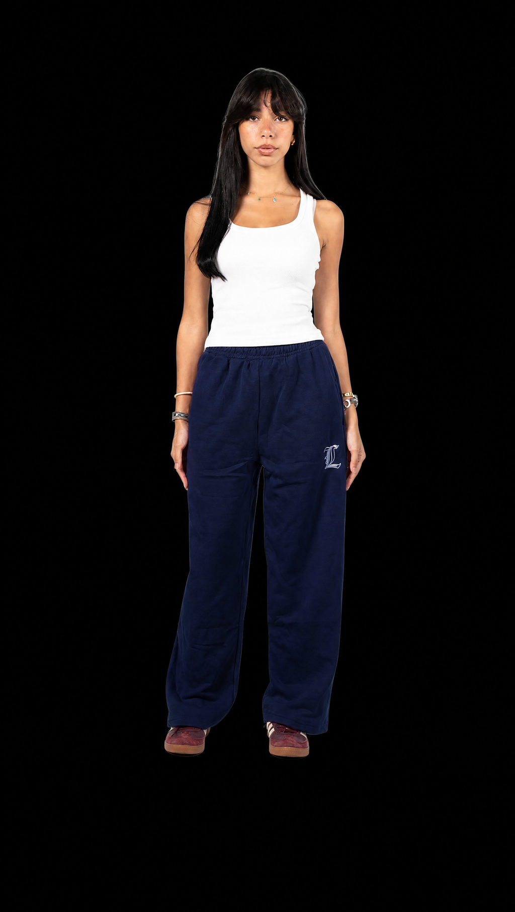 Locco - Summer Baggy Pants - Navy
