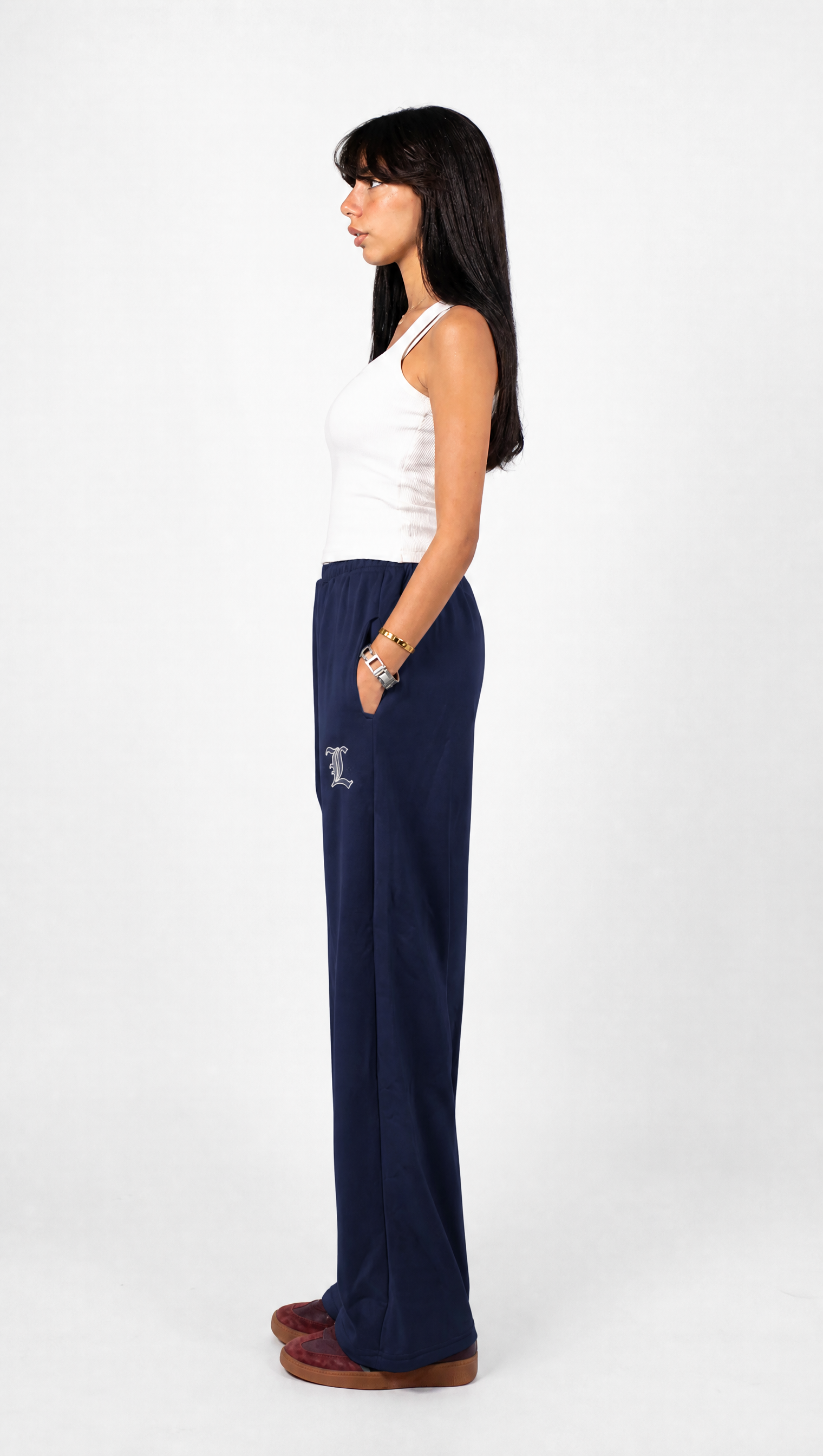 Locco - Summer Baggy Pants - Navy
