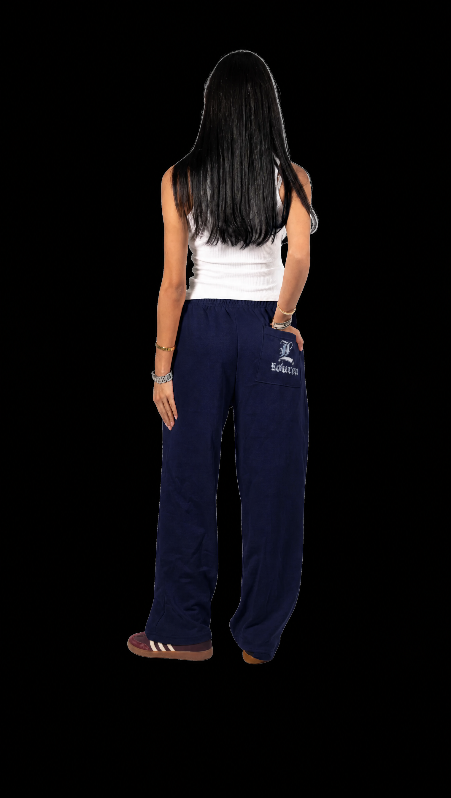 Locco - Summer Baggy Pants - Navy