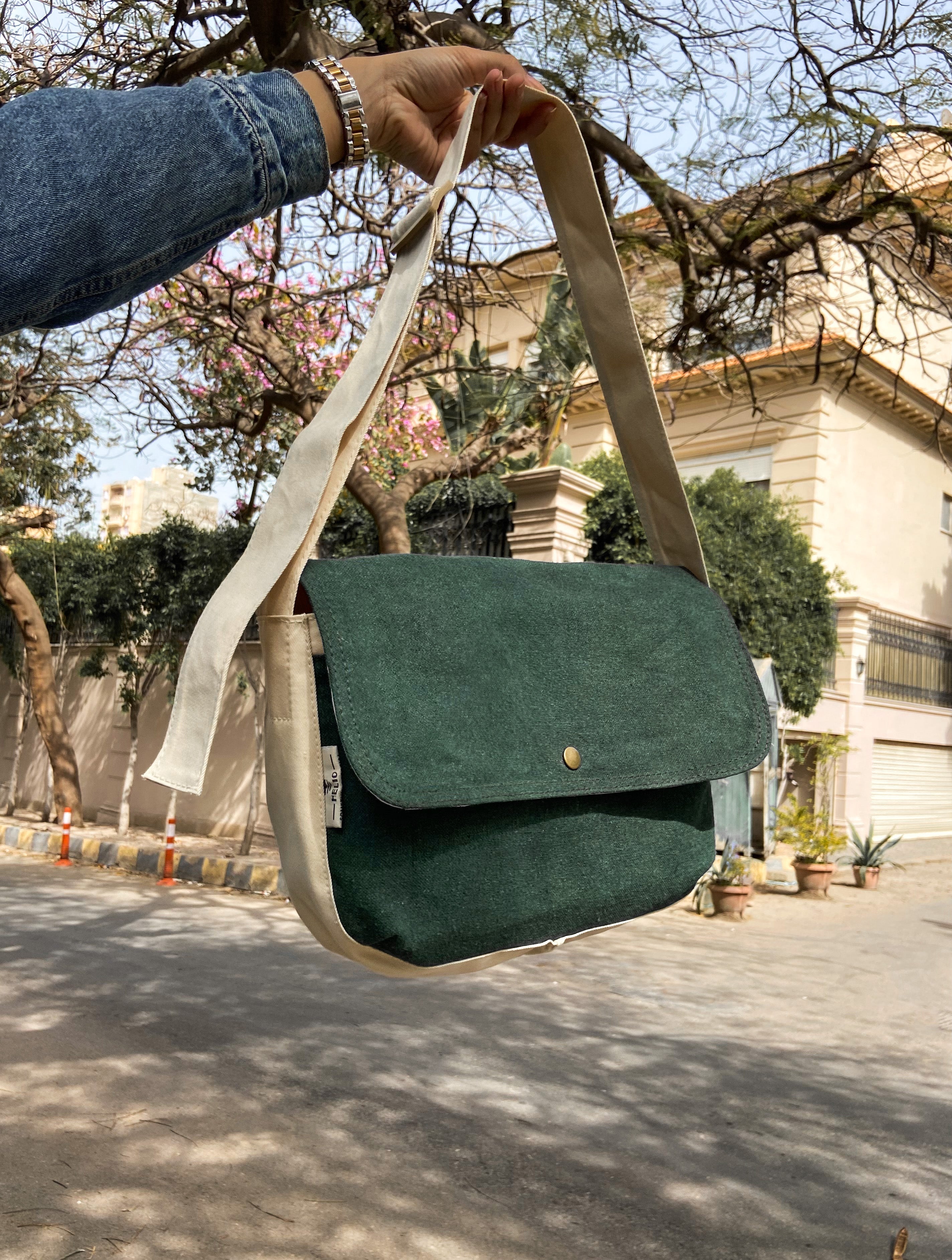 HELIO- SIDE BAG GREEN