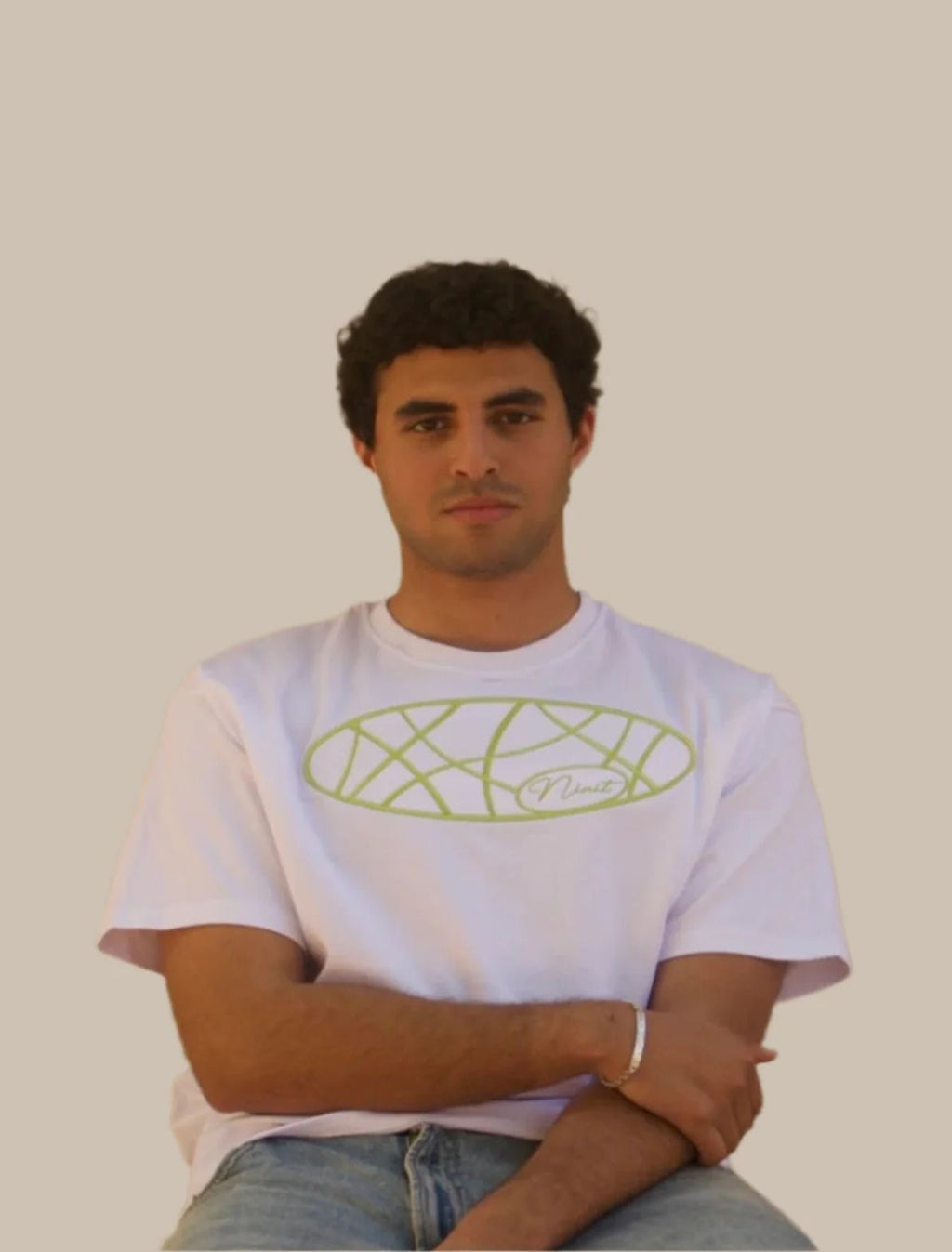 Ninit white Embroidered Tshirt