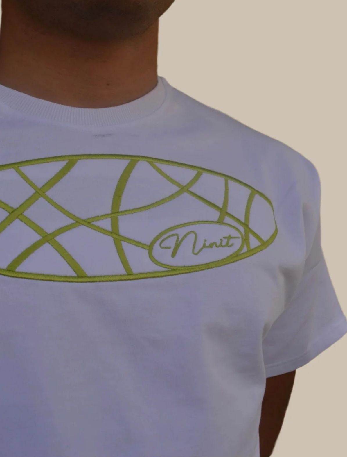 Ninit white Embroidered Tshirt