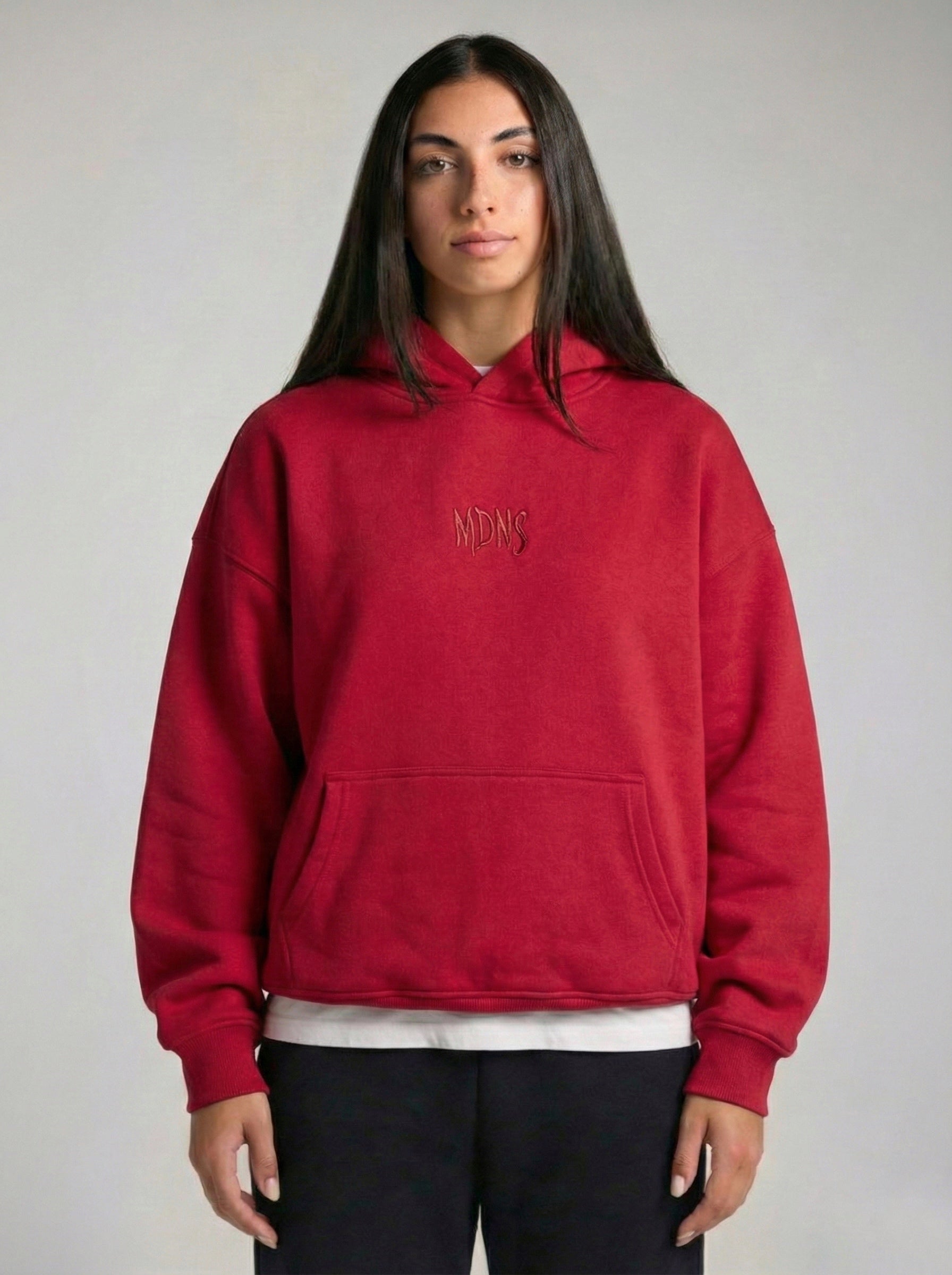 MDNS- THE MADNESS HOODIE -  MAROON