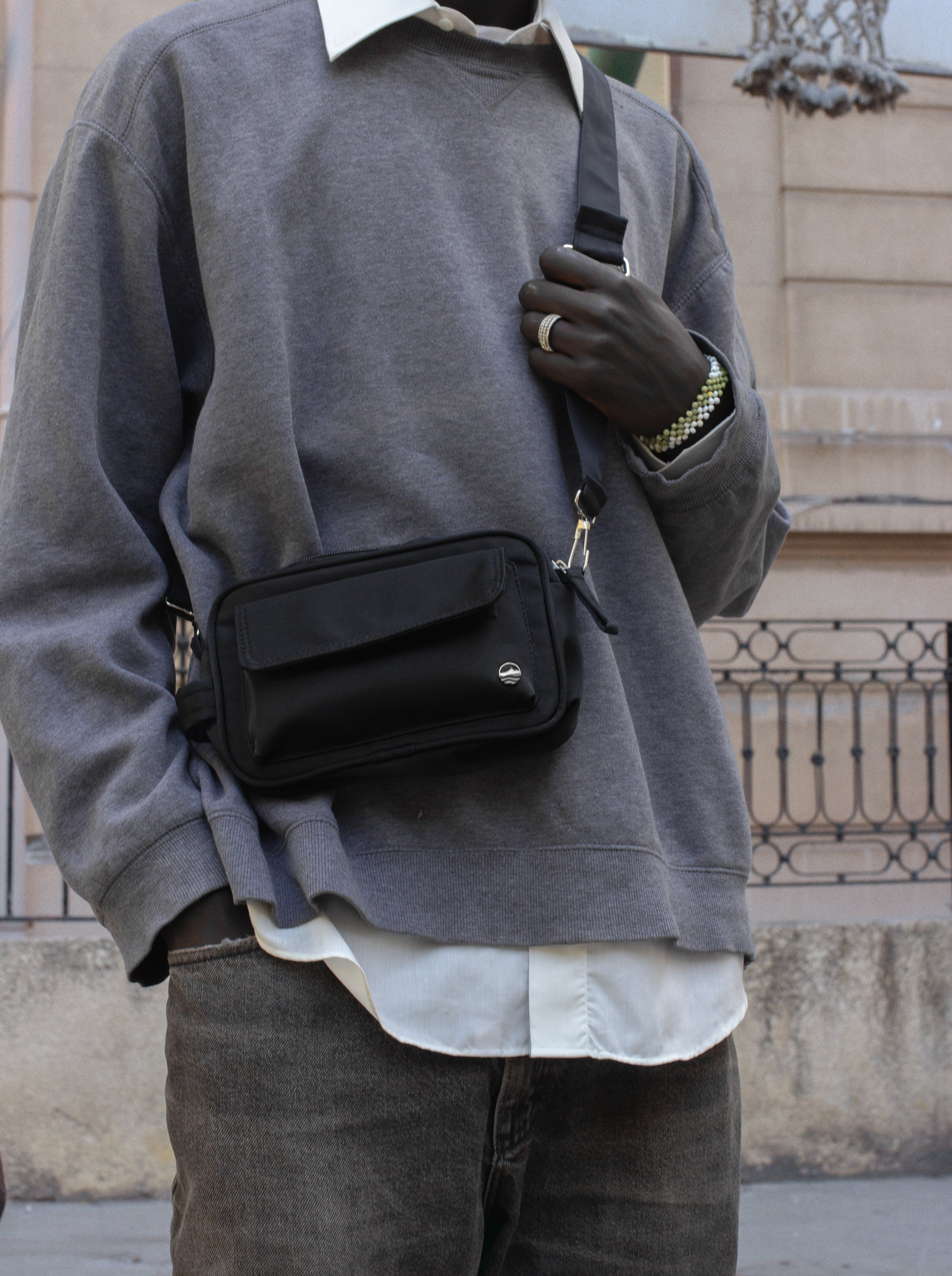 HELIO-GANG BAG BLACK