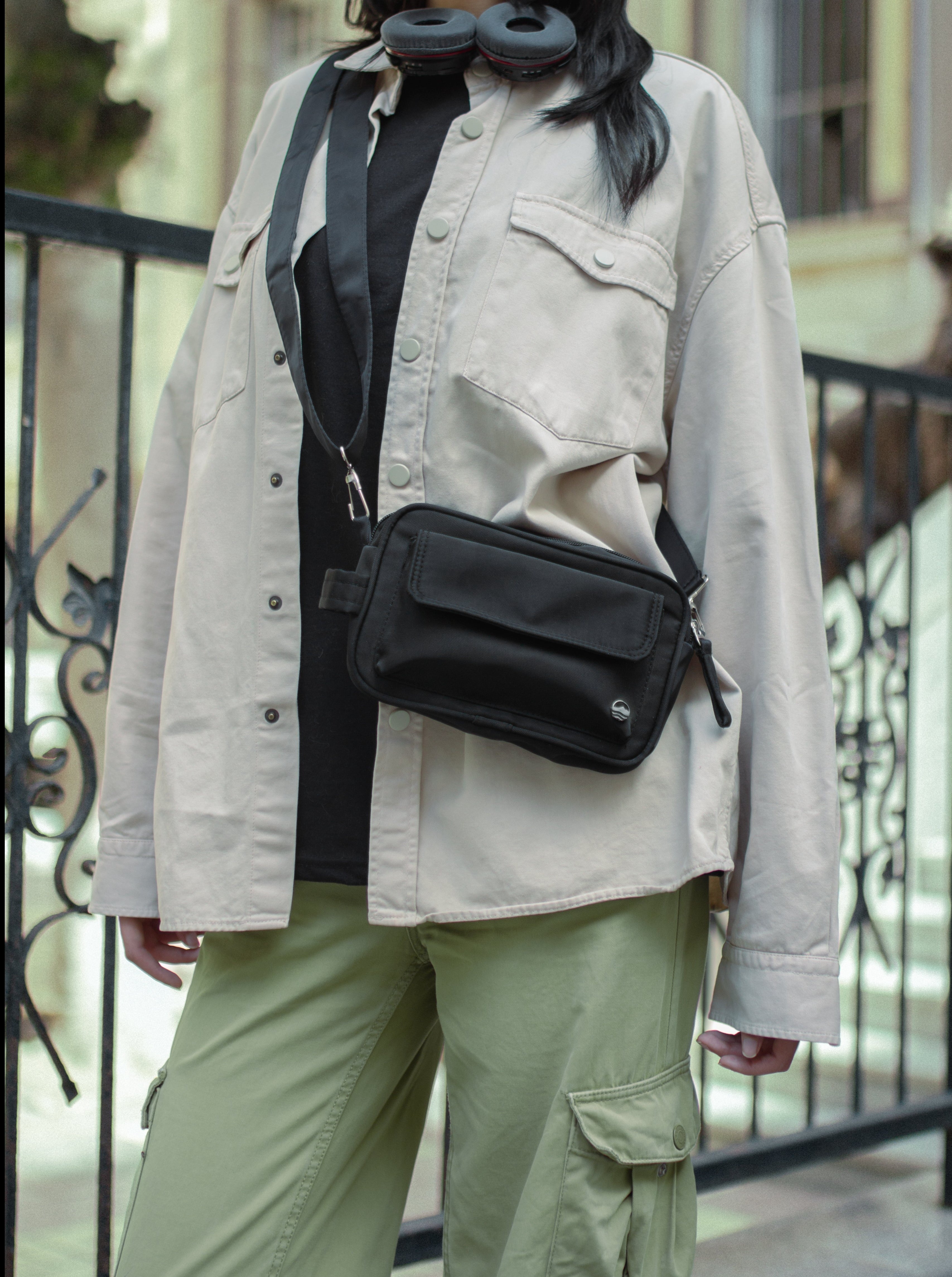 HELIO-GANG BAG BLACK