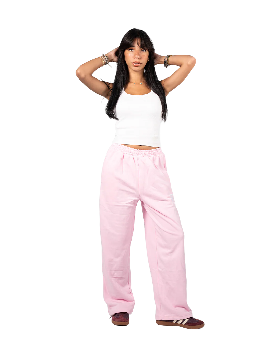 Locco - Summer Baggy Pants - Pink