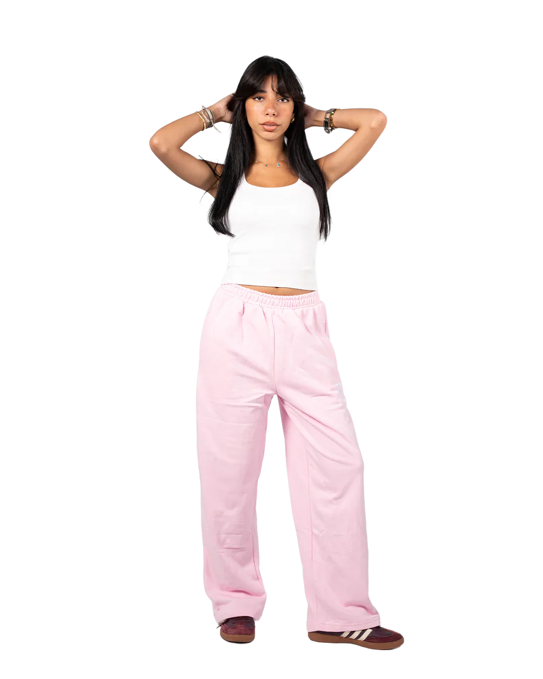 Locco - Summer Baggy Pants - Pink