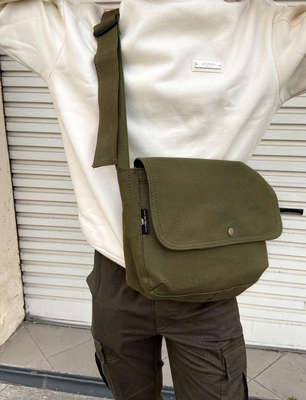 HELIO- SIDE BAG OLIVE